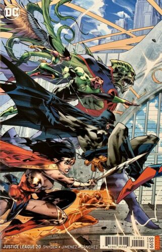 DC Comics Justice League #20 Left Side Variant Snyder & Jimenez